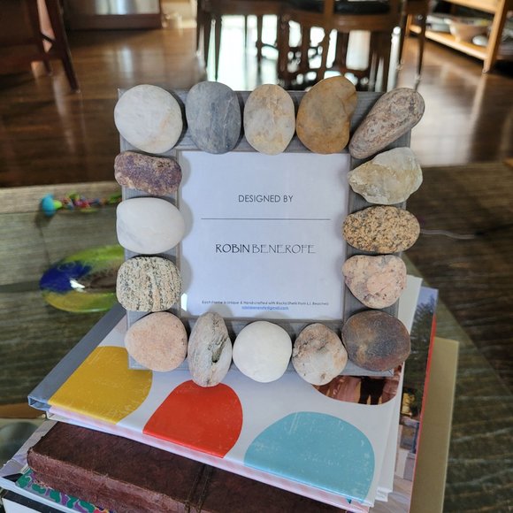Picture Frame - Unique Hand-Crafted with Cool Rocks - Picture 9 of 10